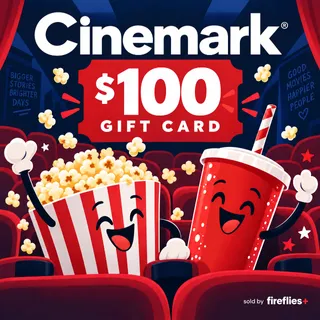 $100.00 USD CINEMARK  GIFT CARDS