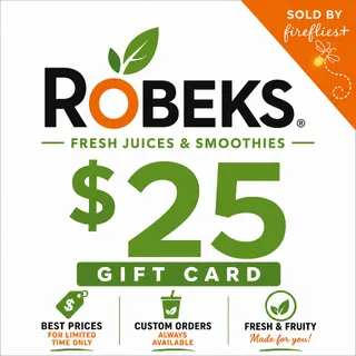 $25.00 USD ROBEKS GIFT CARDS