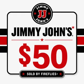 $50.00 USD JIMMY JOHN'S GIFT CARDS