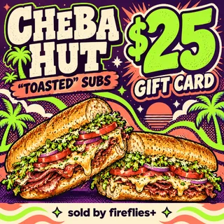 $25.00 USD CHEBA HUT GIFT CARDS