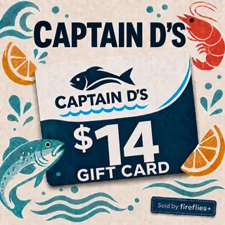 $14.00 USD CAPTAIN DS GIFT CARDS