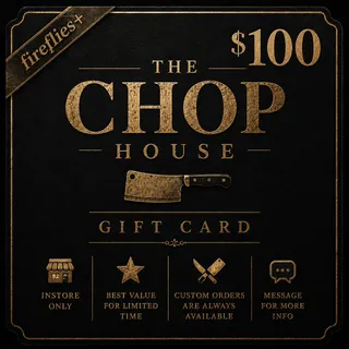 $100.00 USD THE CHOP HOUSE GIFT CARDS