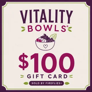 $100.00 USD VITALITY BOWLS GIFT CARDS