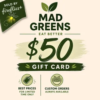 $50.00 USD MAD GREENS GIFT CARDS 