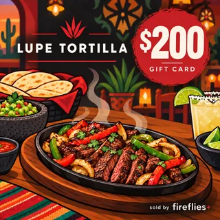 $200.00 USD LUPE TORTILLA GIFT CARDS