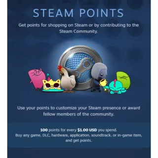 10000 Steam Points