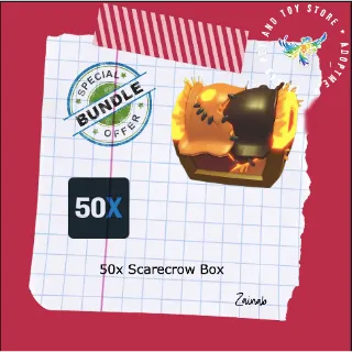 50x Scarecrow Box | adoptme