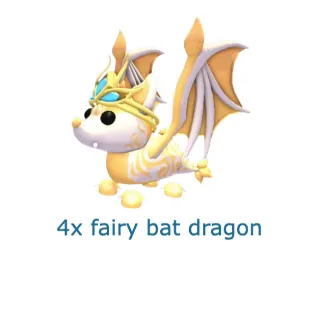 4x Fairy Bat Dragon | adoptme pet