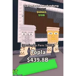 Garama and Madundung 50M/s