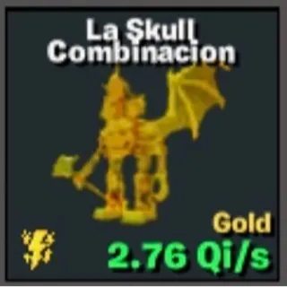 Gold La Skull Combinacion 1 Trait!