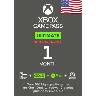 Xbox Game Pass Ultimate 1-month US Fast Delivery Non-Stackable