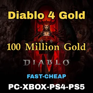 Diablo 4 S4 100M Gold