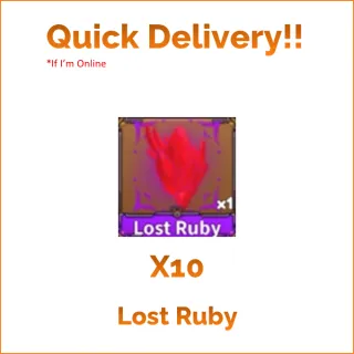 X10 Lost Ruby King Legacy