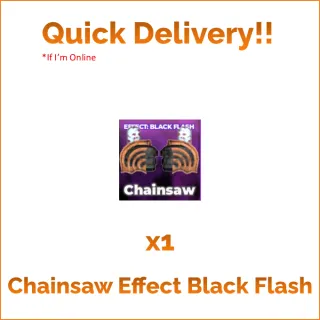 UBG Chainsaw Effect Black Flash