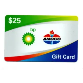 $25.00 USD amoco gift 