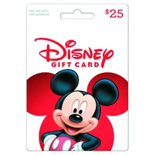 $50.00 USD disney gift card 