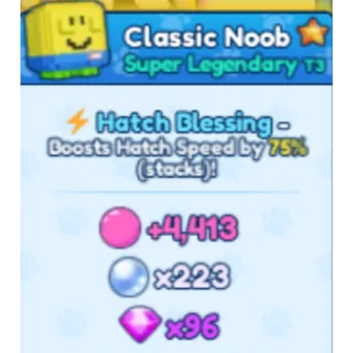 Super Legendary Hatch Speed Pet Bubble Gum Simulator Infinity
