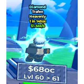 Anime Dice | Heavenly Diamond Trafen 1 in 145sx | $1.4sx/s | Eternal Trait | Chinese Grade |