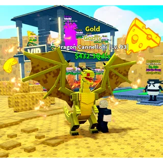 Dragon Cannelloni(GOLD) Survive Lava