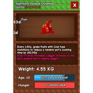 GAG (RBH Christmas Gorilla)