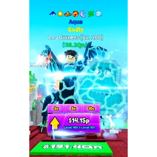 Los Owners Aqua (7 Traits) Survive LAVA for Brainrots