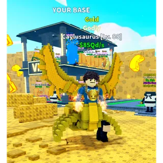 Caylusaurus (GOLD) Survive Lava