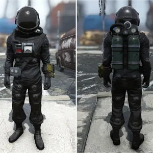 Black Hazmat Suit