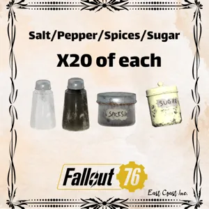 Salt Pepper Sugar Spices