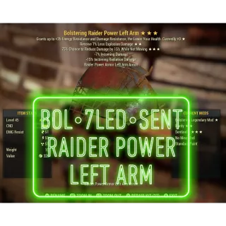 Bol 7LED Sent Raider Power Left Arm