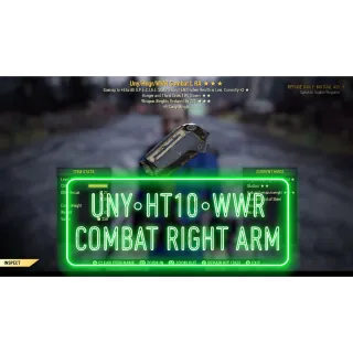 Uny HT10 WWR Combat Right Arm ⭐️⭐️⭐️