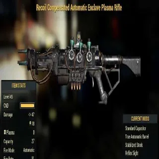 Unrolled Enclave Plasma Gun With True Auto + Stabilized Stock + Reflex