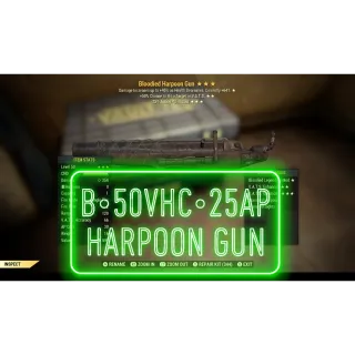 B 50VHC 25AP Harpoon Gun ⭐️⭐️⭐️