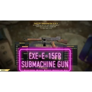 Exe E 15FR Submachine Gun ⭐️⭐️⭐️