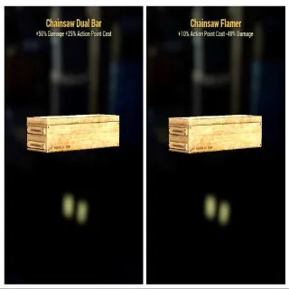 Dual Bar + Flamer Chainsaw Mods