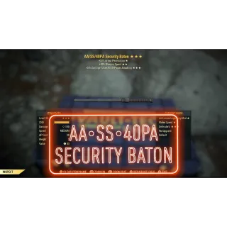 AA SS 40PA Security Baton ⭐️⭐️⭐️