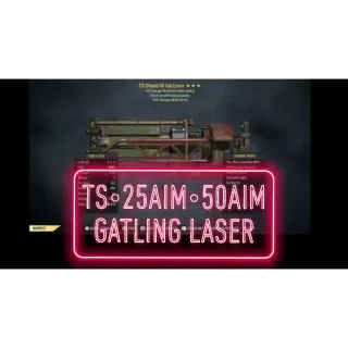 TS 25Aim 50Aim Gatling Laser ⭐️⭐️⭐️