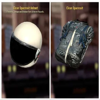 Clean Spacesuit + Helmet