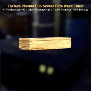 Enclave Plasma Gun Severe Beta Wave Tuner