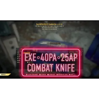 Exe 40PA 25AP Combat Knife ⭐️⭐️⭐️