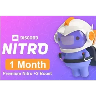 Discord Nitro 1Month Membershib