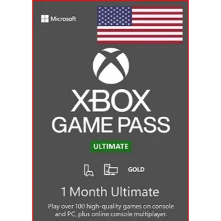 Xbox Game Pass Ultimate 1 Month