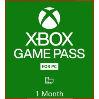 XBOX GAME PASS 1 MONTH GLOBAL 