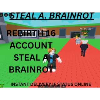 Steal a brainrot rebirth 16 account (