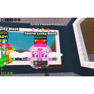 4 trait festive lucky block