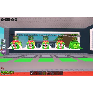 20X festive lucky blocks