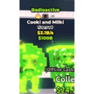 radioactive cooki and milki 3.1b/s