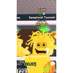 gold spaghetti tualetti 375M/S