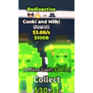 radioactive cooki and milki 3.8b/s
