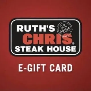 $200 USD Total Ruth Chris Gift Card (2 Codes X $100 USD) AUTO DELIVERY