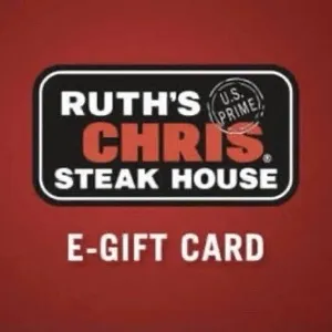 $100 USD Total Ruth Chris Gift Card (2 Codes X $50 USD) AUTO DELIVERY